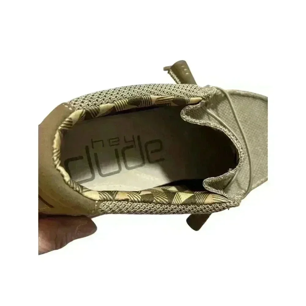 Hey Dude Wally Sox Men's Casual Shoes, Beige, M8